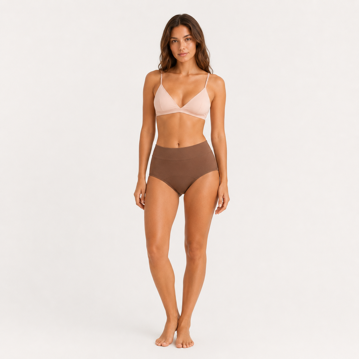 Brown period underwear