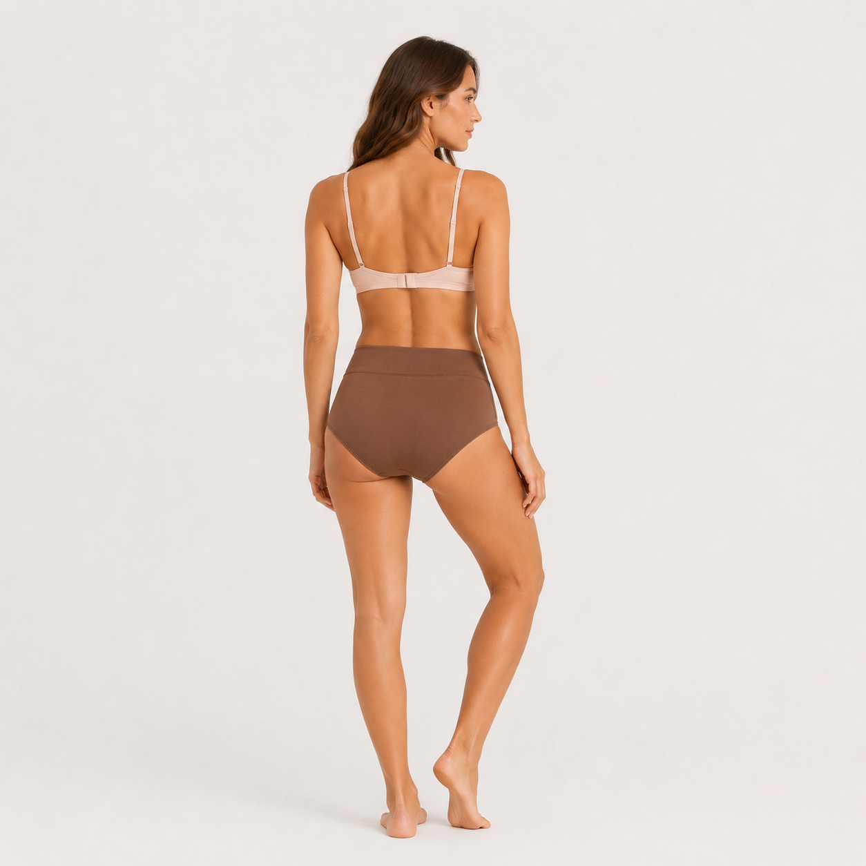Brown period underwear