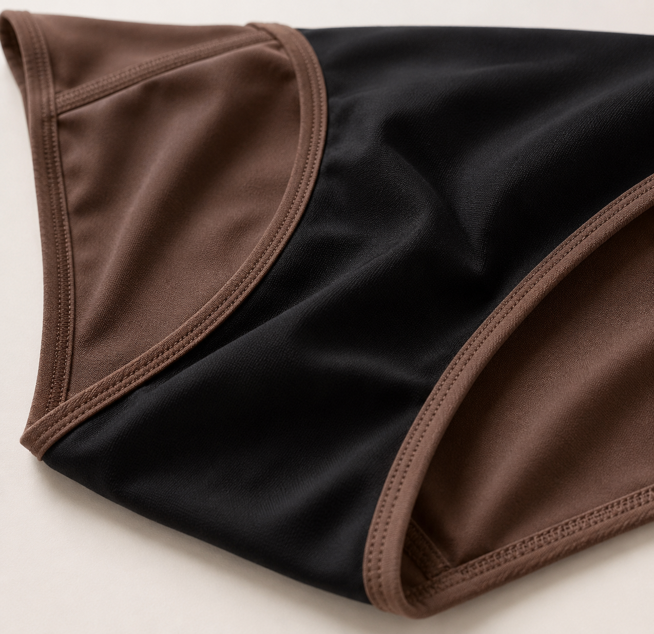 Brown period underwear